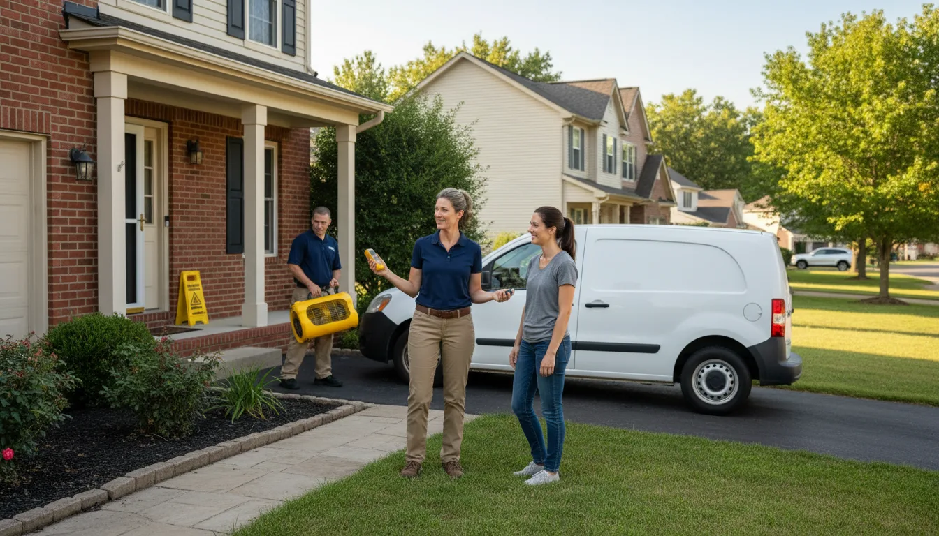 Water restoration image for Flood Water Cleanup, Removal And Restoration Services in Canton, OH